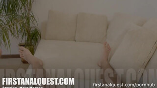 Maya Morgen a 18 éves tini csajszi - First Anal Quest
