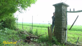 Mature NL - Francia házastárs hátsó bejáratba tolva