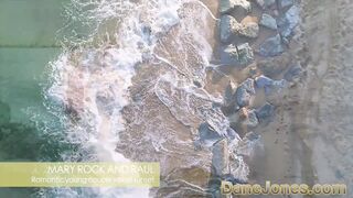 Fiatal orosz néger Mary Rock alaposan megdöngetve